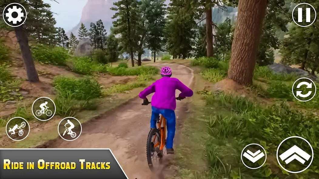 BMX Bicycle Games Offroad Bike  [МОД Все открыто] Screenshot 2