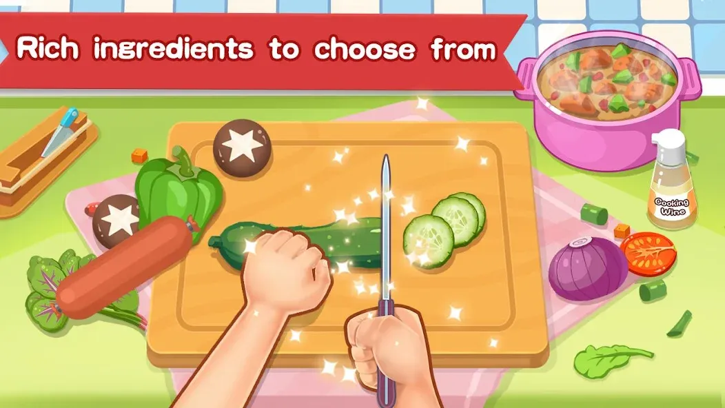 Happy Kitchen World  [МОД Unlocked] Screenshot 2