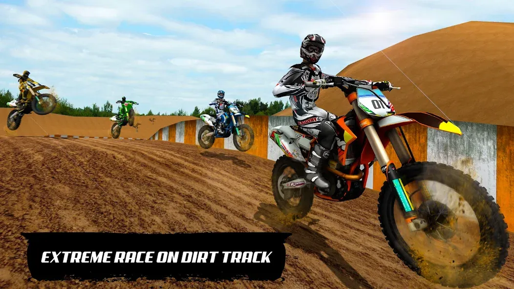 Motocross Dirt Bike Champions (Мотокросс Чемпионы Грязевых Мотоциклов)  [МОД Menu] Screenshot 1