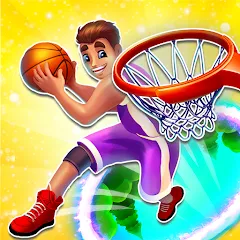 Взломанная Hoop World: Flip Dunk Game 3D (Хуп Ворлд)  [МОД Mega Pack] - последняя версия apk на Андроид