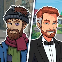 Скачать взломанную Hobo Life: Business Simulator  [МОД Unlimited Money] - полная версия apk на Андроид