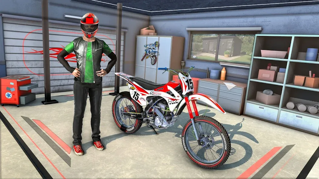 Bike Stunt Race Tricks Master  [МОД Все открыто] Screenshot 2