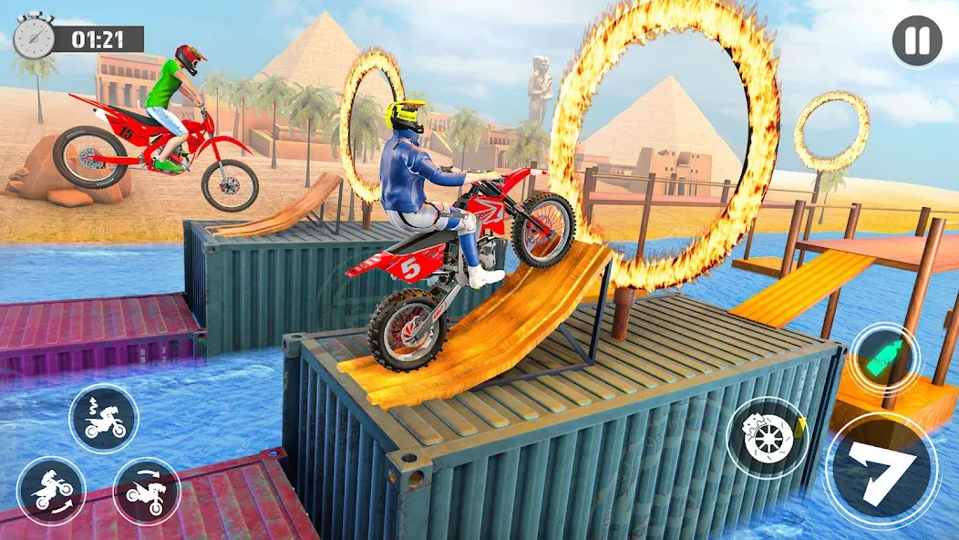 Bike Stunt Race Tricks Master  [МОД Все открыто] Screenshot 5