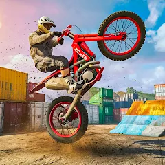 Скачать взлом Bike Stunt Race Tricks Master  [МОД Все открыто] - стабильная версия apk на Андроид