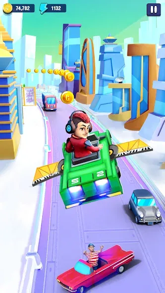 Mini Car Runner - Racing Games (Мини Кар Раннер)  [МОД Menu] Screenshot 3