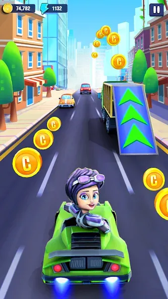 Mini Car Runner - Racing Games (Мини Кар Раннер)  [МОД Menu] Screenshot 5