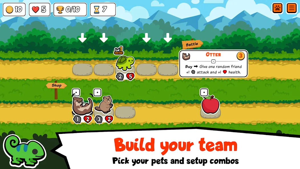 Super Auto Pets (упер Ауто Петс)  [МОД Меню] Screenshot 1