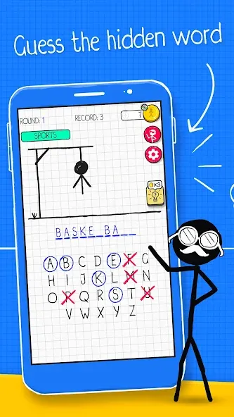 Hangman  [МОД Unlocked] Screenshot 1