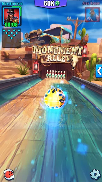 Bowling Crew — 3D bowling game  [МОД Бесконечные деньги] Screenshot 1