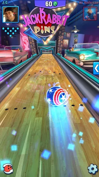 Bowling Crew — 3D bowling game  [МОД Бесконечные деньги] Screenshot 4