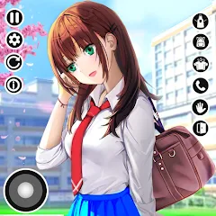 Взлом Anime High School Life  [МОД Unlimited Money] - стабильная версия apk на Андроид