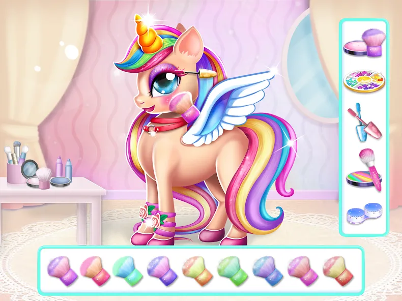 Unicorn Dress up Girls Game  [МОД Unlocked] Screenshot 4