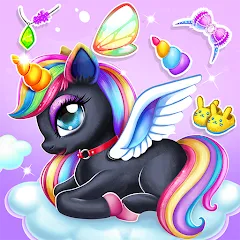 Взлом Unicorn Dress up Girls Game  [МОД Unlocked] - стабильная версия apk на Андроид