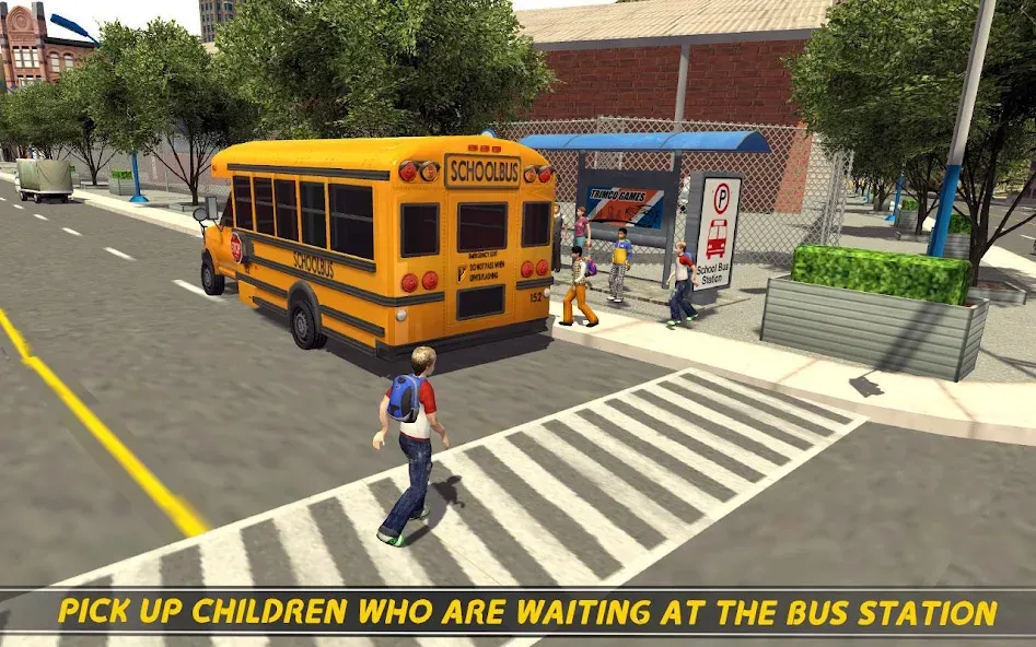 School Bus 16  [МОД Menu] Screenshot 1