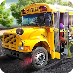 Взломанная School Bus 16  [МОД Menu] - стабильная версия apk на Андроид