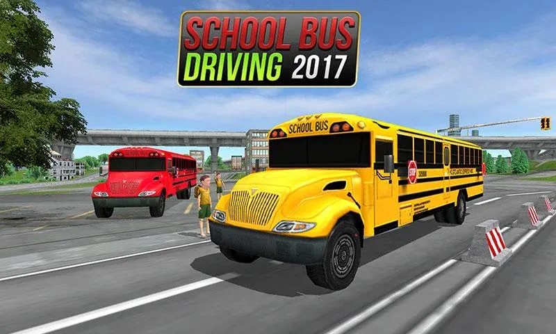 School Bus Driving Game  [МОД Много монет] Screenshot 1