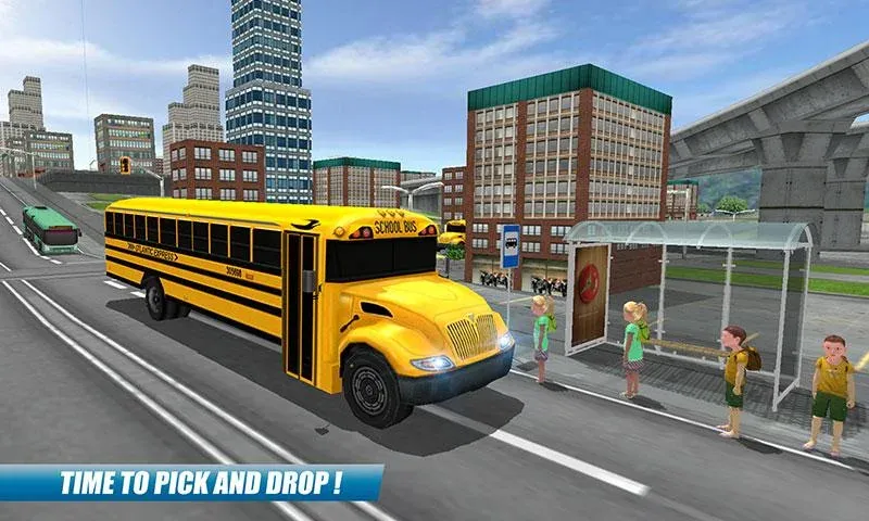 School Bus Driving Game  [МОД Много монет] Screenshot 5