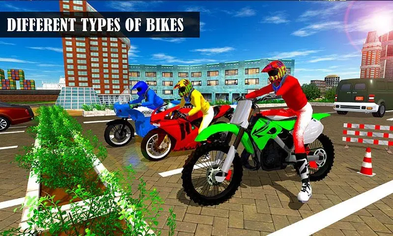 Bike Parking Moto Driving Game (Ларонг Парадахан нг Бисиклета)  [МОД Бесконечные монеты] Screenshot 2