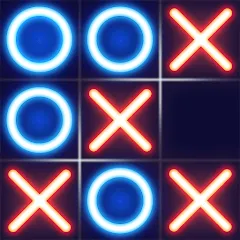 Взломанная Tic Tac Toe - Offline XOXO (Тиктактое)  [МОД Menu] - стабильная версия apk на Андроид