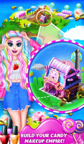 DIY Candy Makeup-Beauty Salon (ДИУАИ Мейкап)  [МОД Бесконечные деньги] Screenshot 4