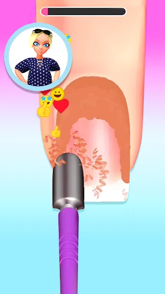 Nail Salon 3D  [МОД Много денег] Screenshot 2