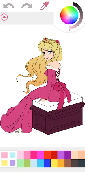 Princess Coloring Book Game  [МОД Много денег] Screenshot 4