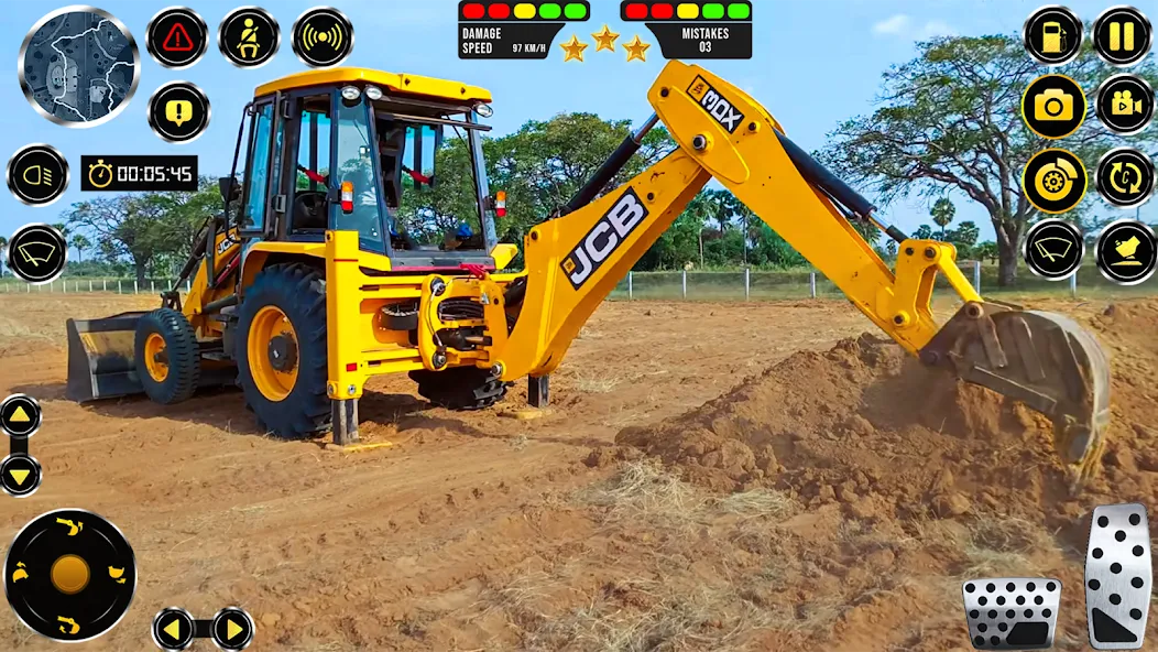 JCB Excavator Construction 3D  [МОД Бесконечные деньги] Screenshot 2