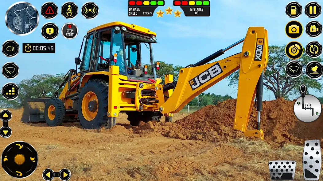 JCB Excavator Construction 3D  [МОД Бесконечные деньги] Screenshot 5