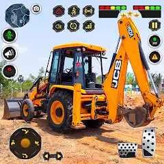 Взлом JCB Excavator Construction 3D  [МОД Бесконечные деньги] - стабильная версия apk на Андроид