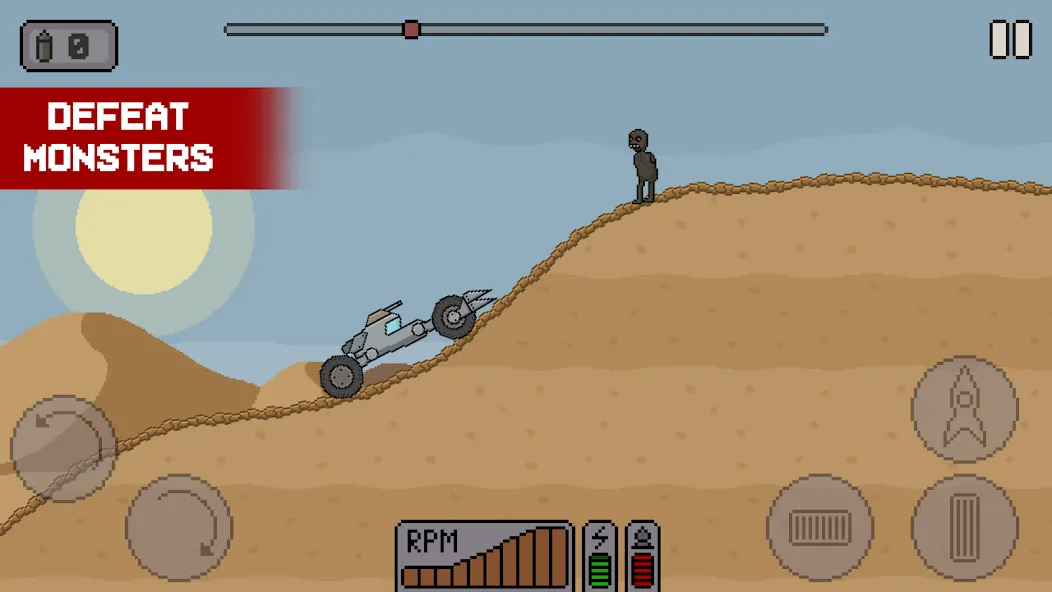 Death Rover: Space Zombie Race (Дэт Ровер)  [МОД Unlocked] Screenshot 2