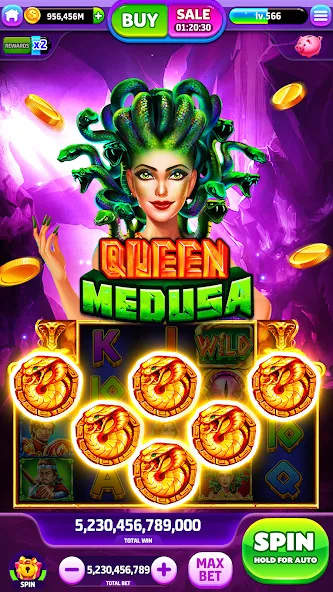 Spin To Rich - Vegas Slots (Спин Ту Рич)  [МОД Много монет] Screenshot 3