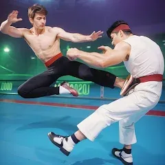 Взломанная Kung Fu Karate Fight Game (Кунгфу карате бой оффлайн)  [МОД Menu] - полная версия apk на Андроид