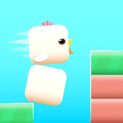 Скачать взлом Square Bird - Flappy Chicken (Сквер Брд)  [МОД Много монет] - последняя версия apk на Андроид