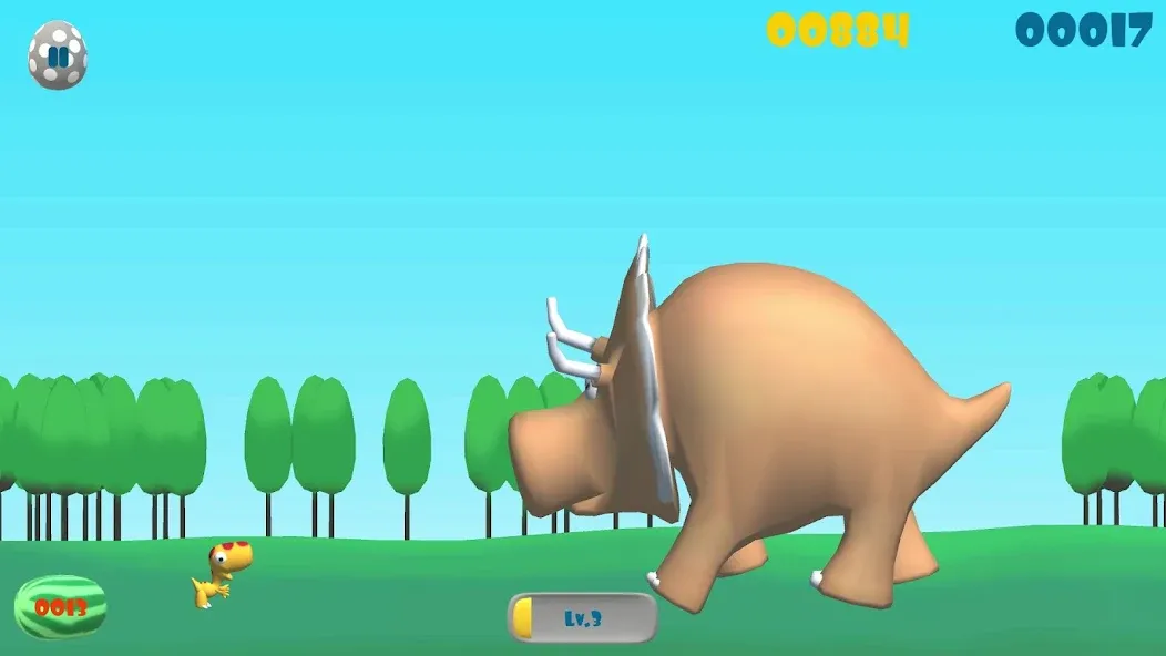 Dinosaur Run (Динозавр Ран)  [МОД Menu] Screenshot 3