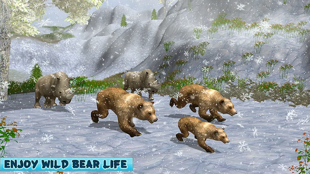 Polar Bear Family Survival  [МОД Много монет] Screenshot 5