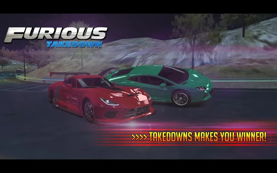 Furious: Takedown Racing (Фьюриъс)  [МОД Много денег] Screenshot 4