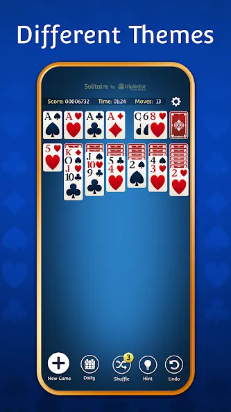 Solitaire: Classic Card Games  [МОД Много монет] Screenshot 4