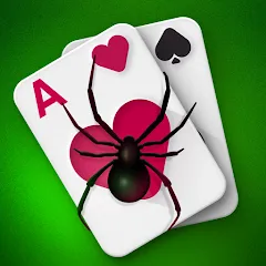 Взломанная Spider Solitaire (Спайдер Солитер)  [МОД Бесконечные монеты] - полная версия apk на Андроид