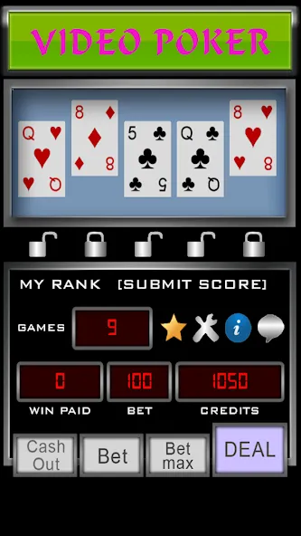 Video Poker (Видео Покер)  [МОД Unlimited Money] Screenshot 2