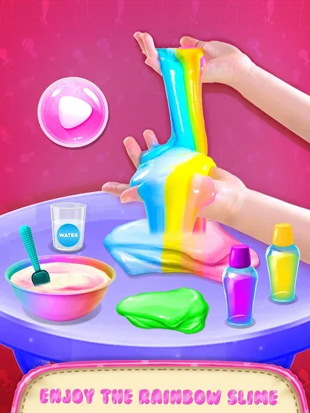 Make Fluffy Slime Maker Game  [МОД Unlocked] Screenshot 1