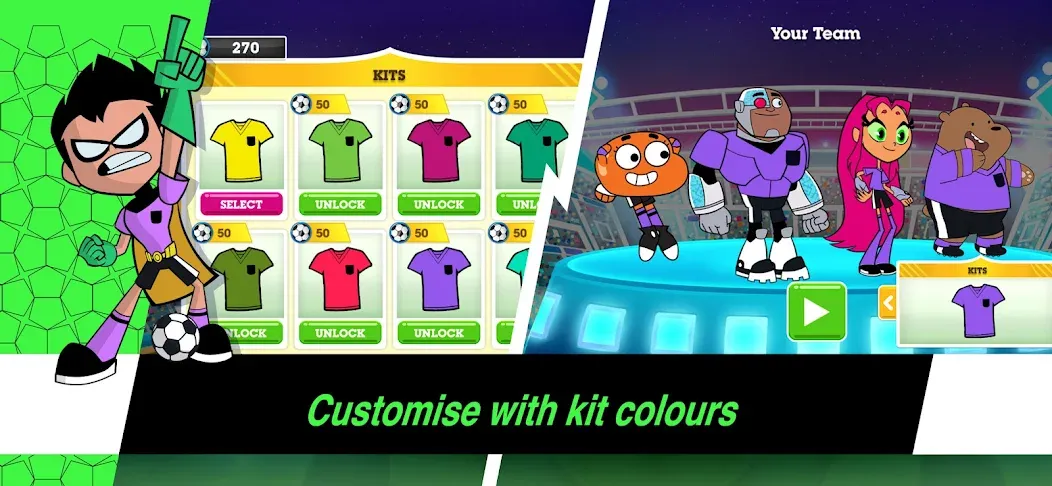 Toon Cup - Football Game  [МОД Бесконечные деньги] Screenshot 4