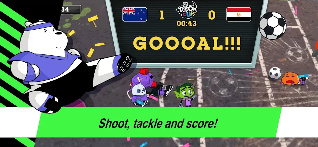 Toon Cup - Football Game  [МОД Бесконечные деньги] Screenshot 5