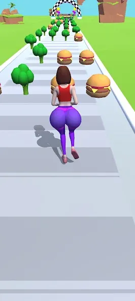 Twerk Race 3D: Belly Body Run (Тверк Рейс 3D)  [МОД Много монет] Screenshot 2