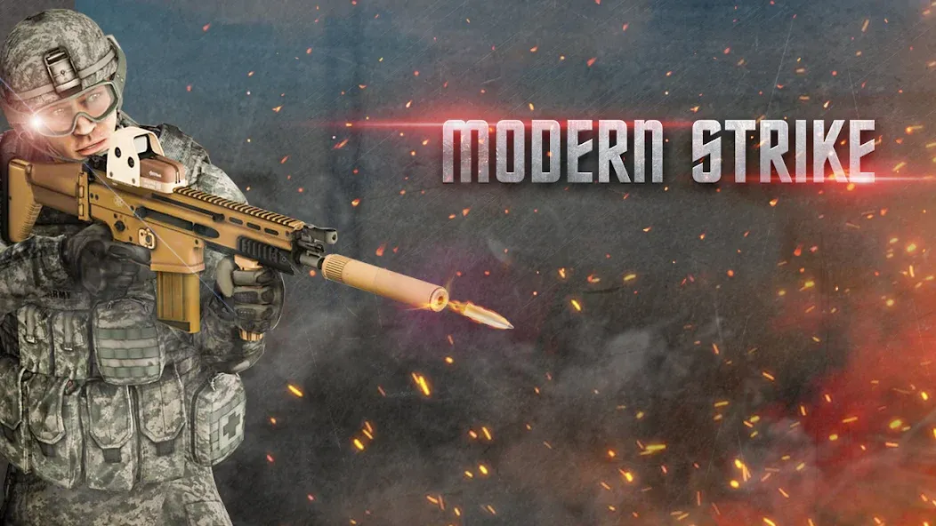 Modern Commando FPS Army Games  [МОД Много монет] Screenshot 1