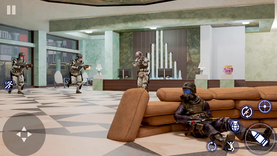 Modern Commando FPS Army Games  [МОД Много монет] Screenshot 2