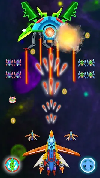 Galaxy Shooting: Alien Attack (Гэлэкси Шутинг)  [МОД Бесконечные деньги] Screenshot 4