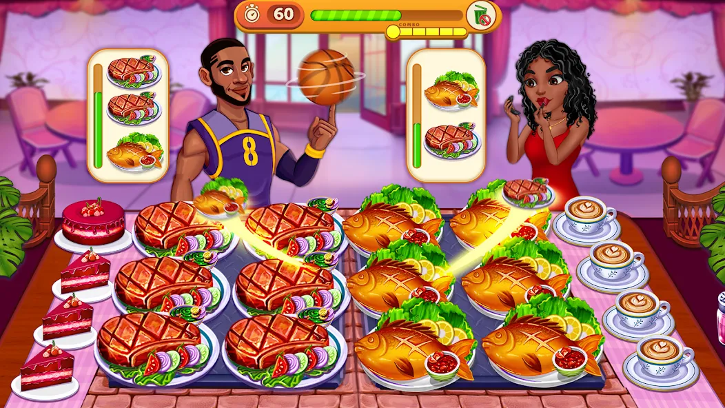 Cooking Max: Restaurant Games (Кукинг Макс)  [МОД Бесконечные монеты] Screenshot 5