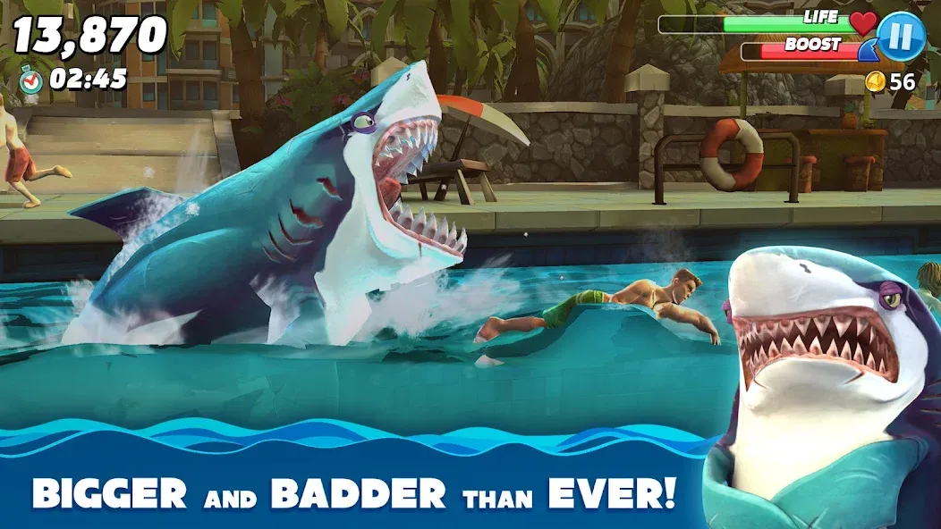 Hungry Shark World (Хангри Шарк Ворлд)  [МОД Unlimited Money] Screenshot 1