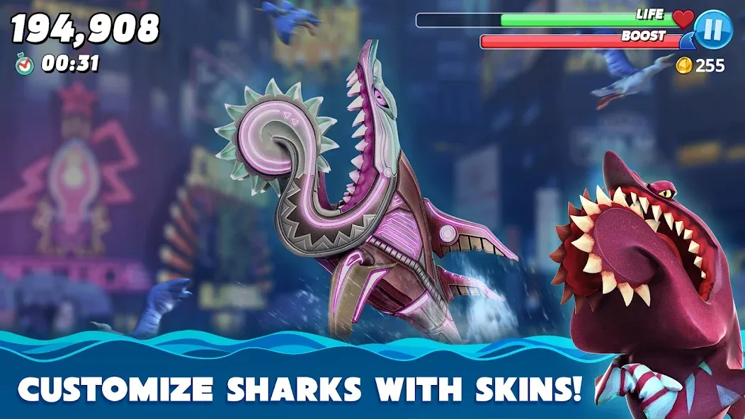 Hungry Shark World (Хангри Шарк Ворлд)  [МОД Unlimited Money] Screenshot 3