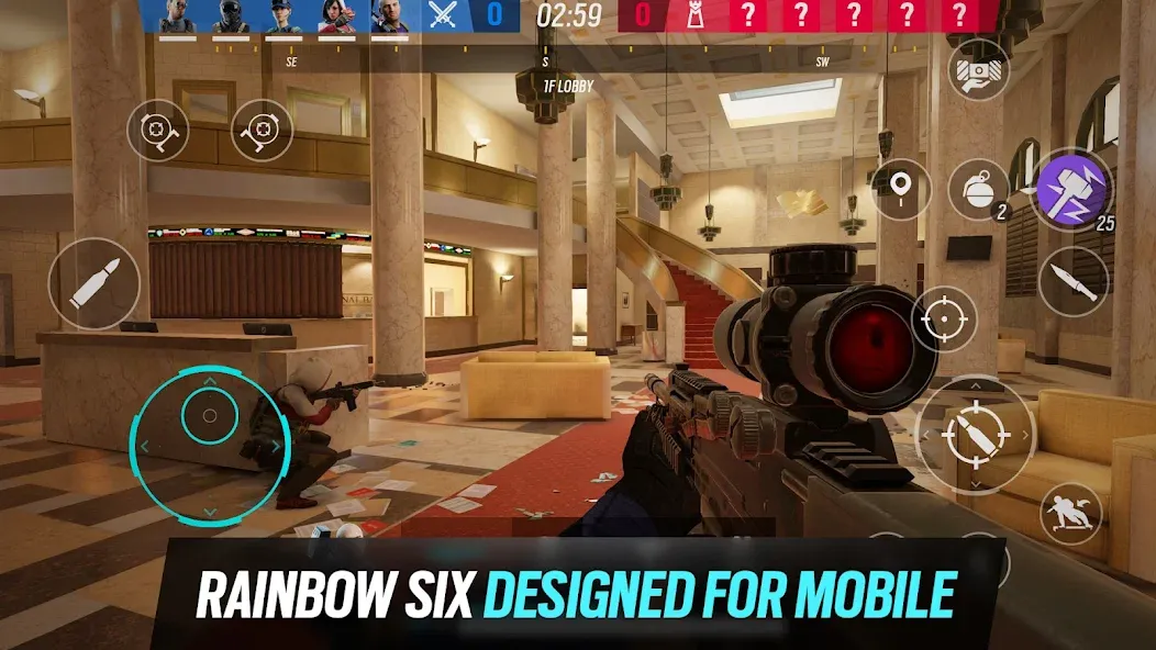 Rainbow Six Mobile (Рейнбоу Сикс Мобайл)  [МОД Много денег] Screenshot 1